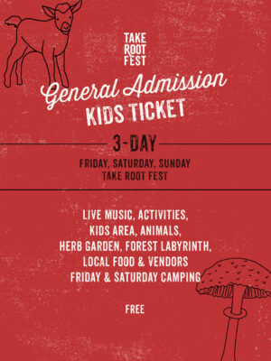 General Admission 3-Day - Kids 2026